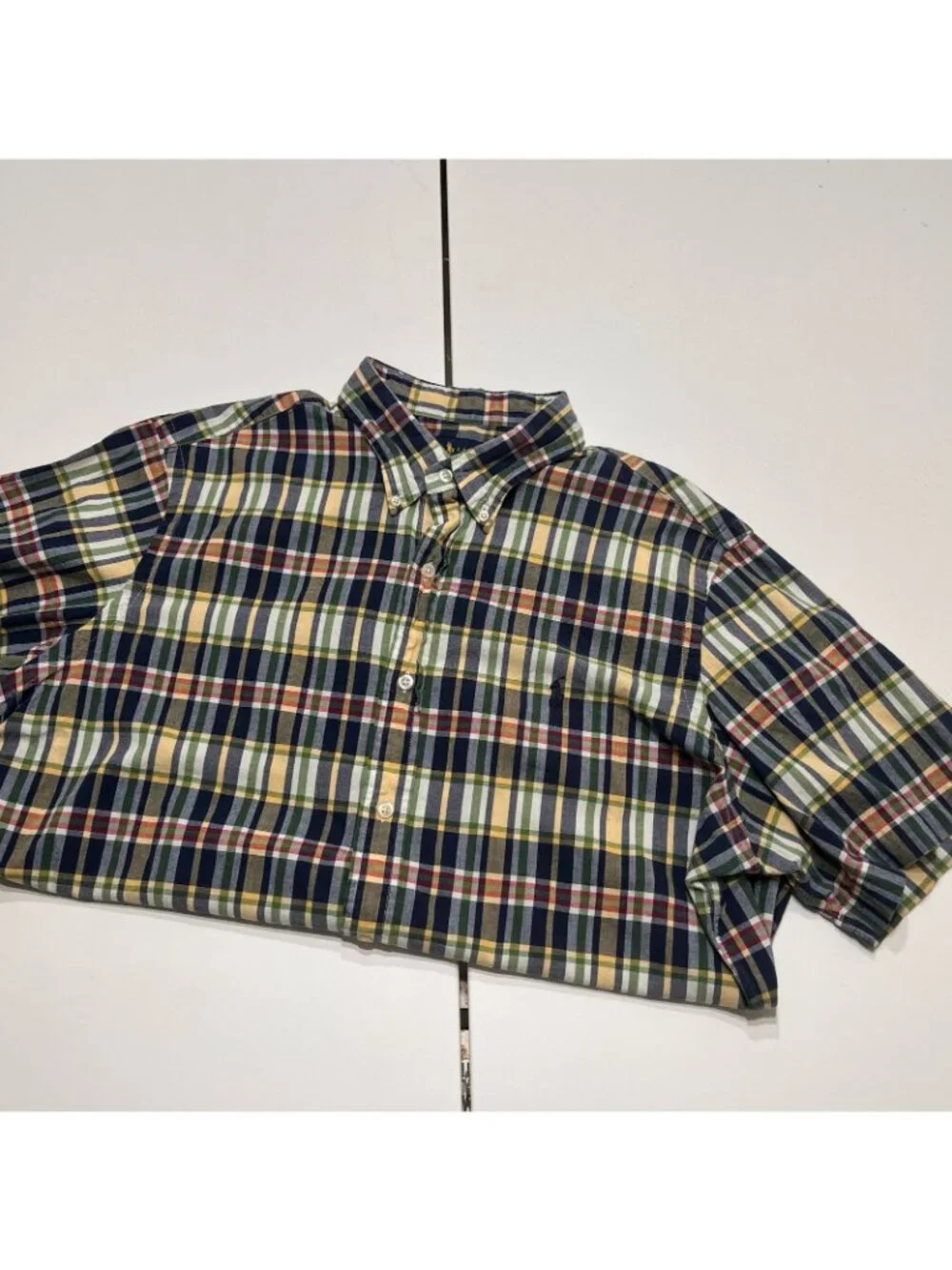 Polo Ralph Lauren men's multicolor plaid Short Sleeve XL